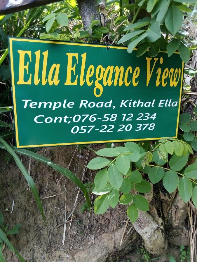 Ella Elegance View Bed and Breakfast Exteriör bild